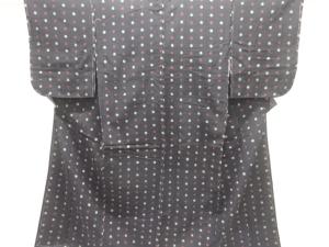 大正ロマン　水玉模様織り出し着物